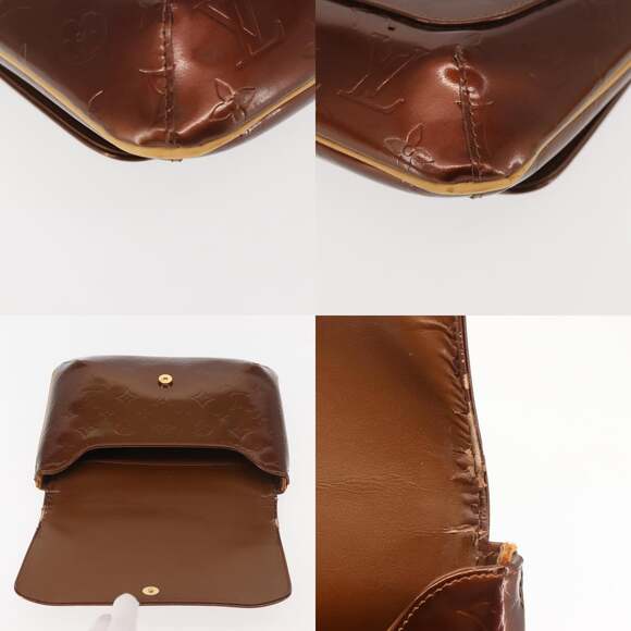 LOUIS VUITTON Monogram Vernis Thompson Street Bag Bronze M91124 - Picture 10 of 12